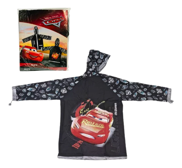 Piloto Wabro De Lluvia Para Niños/as Cars Capa Piloto Xs