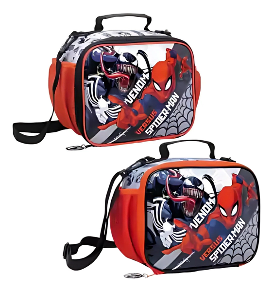 Lunchera Termica Escolar Spiderman Venom Surtido Wabro