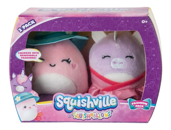 Peluches Squishmallows Squishville Mini Pack 2 Wabro