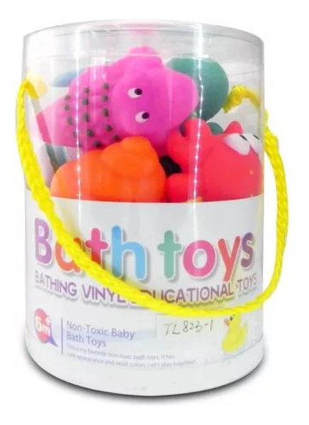 Animalitos Para El Baño Bebes 6 Piezas Original Bath Toys