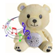Peluche Osito Proyector De Luz Con 3 Colores Y 10 Sonidos