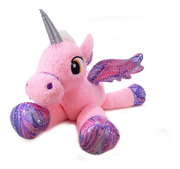 Peluche Unicornio Echado Con Alas 105cm - Orig Phi Phi Toys