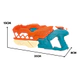 Pistola De Agua Beast Jet Dinosaurio 35cm Team Shotz