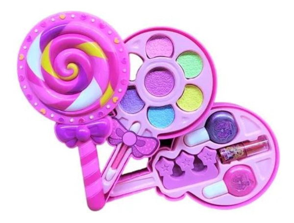 Set De Maquillaje Paleta Tiny Sombras Y Esmaltes Chupetin
