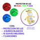 Peluche Jirafa Proyector De Luz Con 3 Colores Y 10 Sonidos