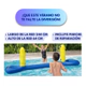 Set Juego Volleyball Sobre El Agua Red C/ Pelota Y Accesorio