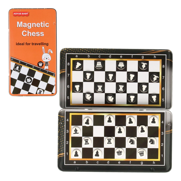 Juego De Mesa Ajedrez Con Iman Magnetico