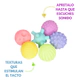 Set De Pelotas Sensoriales Estimulo Para Bebes Con Texturas