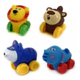 Set De Mini Autitos Con Forma De Animalitos Benic Baby Orig.