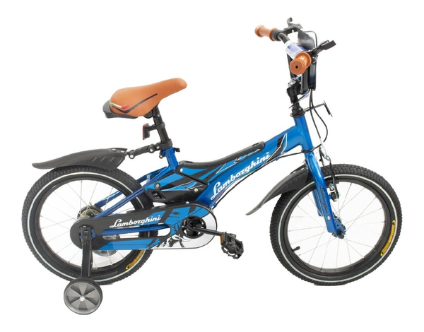 Bicicleta Infantil Rodado 16 Lamborghini Carrozada Rueditas
