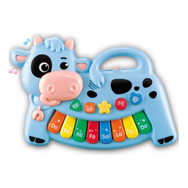 Piano Con Forma De Vaquita Con Luces Y Sonidos