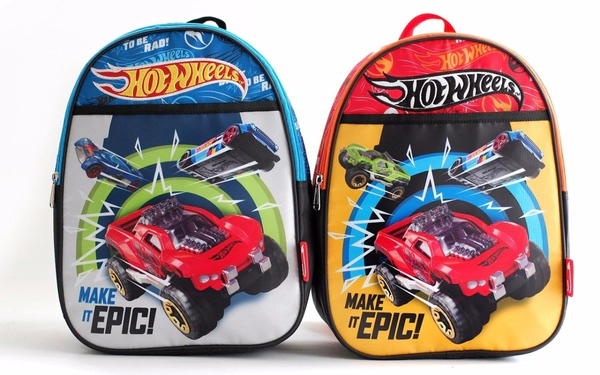 Mochila Hot Wheels Espalda 13 Pulgadas Linea Jump Jardin