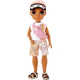 Muñeca Rainbow High Pacific Coast Finn Rosado Wabro Original