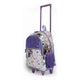 Mochila Escolar Lentejuelas Con Rueditas Desmontable 17'