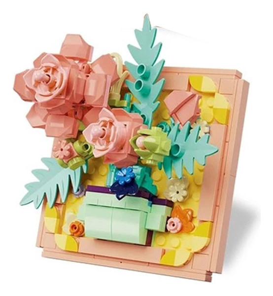 Bloques Para Armar En Forma De Flores Decoracion Creativa