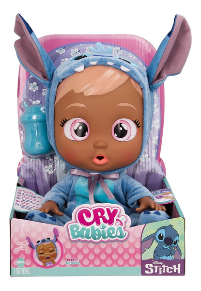 Cry Baby Bebe Llorón 32cm Day Care Stitch Disney Wabro