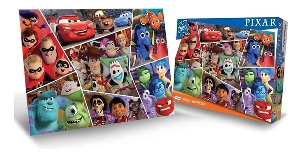 Rompecabezas Personajes Pixar 500 Piezas Puzzle Premium
