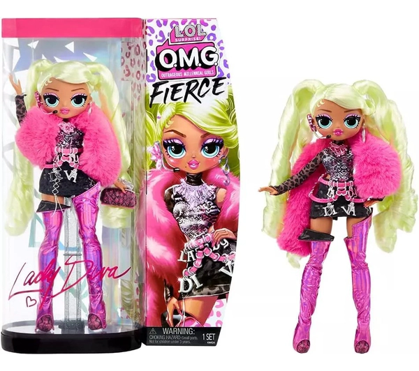 Muñeca Lol Surprise Fierce Studio Lady Diva 30cm