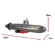 Submarino Para Agua Con Propulsor Electrico 33cm