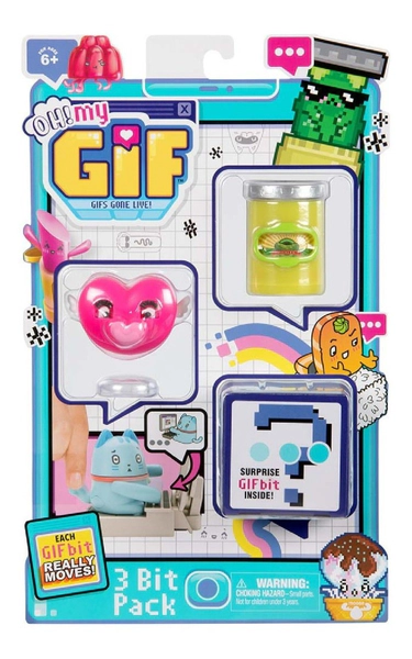 Oh My Gif 3 Bit (w1) Pack Coleccionable Emojis Wabro