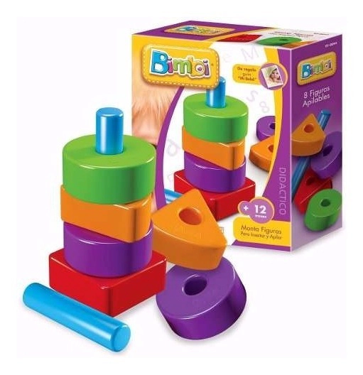 Monta Figuras Bimbi - 8 Piezas Apilables