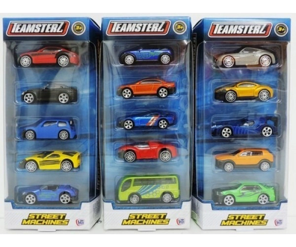 Auto Teamsterz X 5 Unidades Escala 1:16 Coleccionables