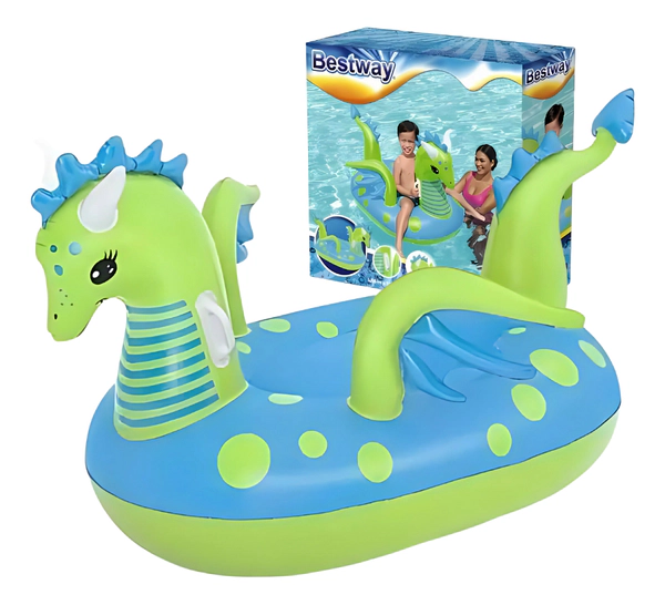 Inflable Flotador Infantil P/ Agua Dragon 142x134cm Bestway