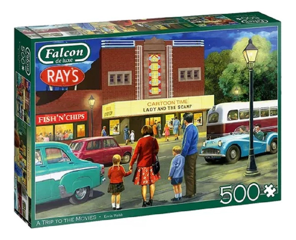 Puzzle Falcon Deluxe 500 Piezas A Trip To The Movies