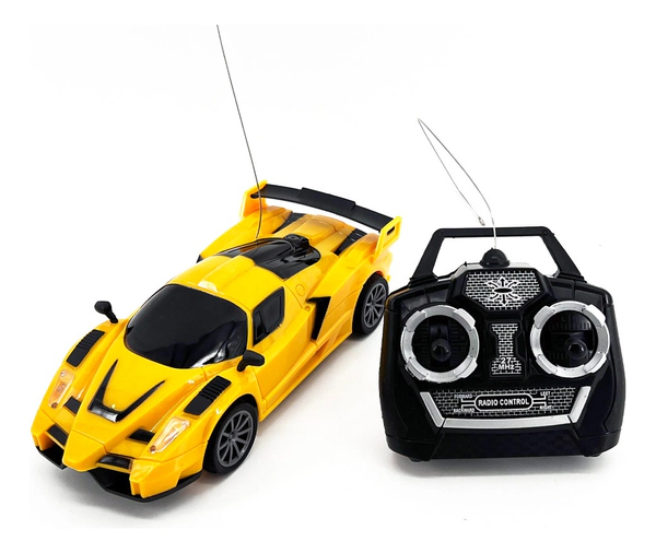 Auto Deportivo A Radio Control 4 Canales Con Luz