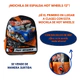 Mochila Escolar De Espalda Hot Wheels Escudería 12' Surtido