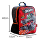 Mochila Espalda Grande 16 PuLG Hot Wheels Con Pista Y Sonido
