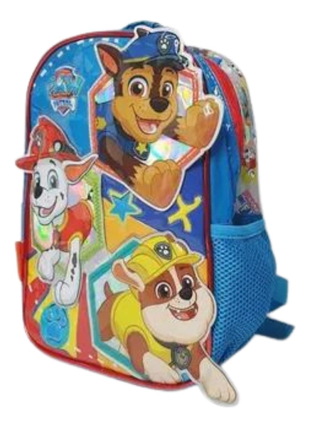 Mochila Espalda Paw Patrol 12'' Pulgadas Original Wabro 3d