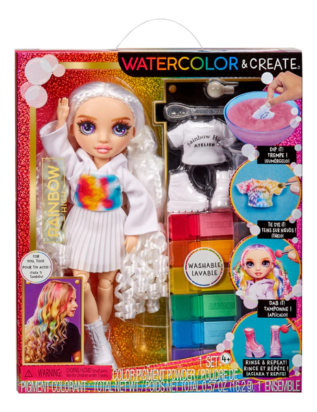 Muñeca Rainbow High Water Color & Create 27cm Fashion Doll