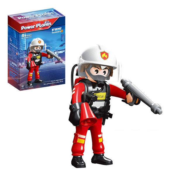 Muñecos Articulados Bombero Surtidos Playset Coleccionable