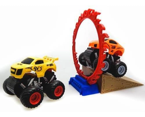 Camioneta Stunt Truck Gira 360 Grados Todo Terreno Con Rampa