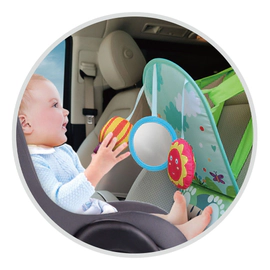 Juguete Didáctico Con Espejo Para Asiento Trasero