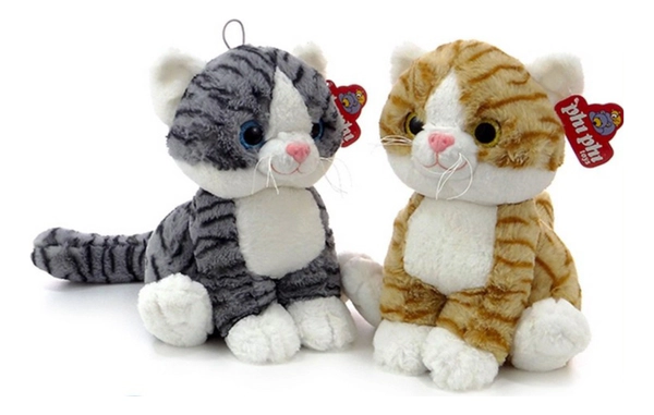Peluche Gato Sentado Gatito De 20cm Suave Abrazo Bebe