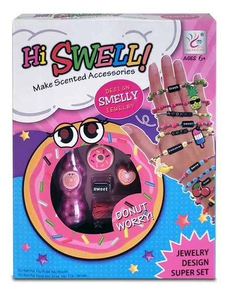 Set De Diseño Bijou Joyería Infantil Dona Comida Temática