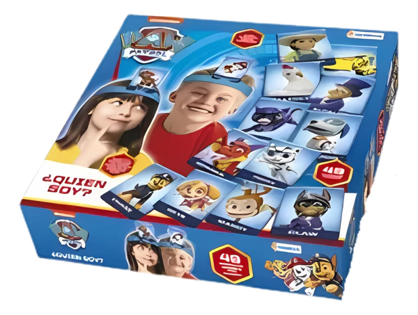 Juego De Mesa ¿quien Soy? Paw Patrol Con Vincha Tapimovil