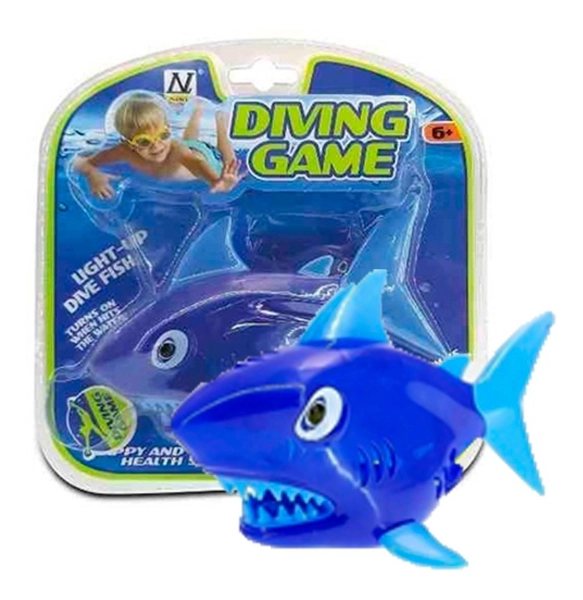 Tiburón Para Pileta Buceo En El Agua Juego Original