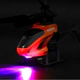 Helicóptero de Juguete Recargable USB Luz Led Doble Hélice Con Sensor ROJO
