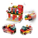 Bloques Para Armar Blocky Bomberos 160 Piezas Dimare