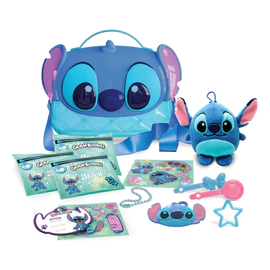 Cartera 16cm Stitch Glambuddies Con Bolso De Peluche Wabro