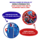 Mochila Escolar Spiderman Tech Espalda 12' Surtido Wabro