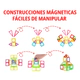 Bloques Magneticos 123 Piezas Pasadizo De Bolitas