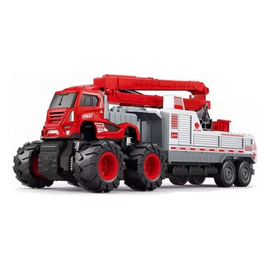 Camion De Bomberos 4 X 4 Todo Terreno A Friccion