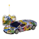 Auto A Control Remoto Doble Comando 1:20 Car Graffiti