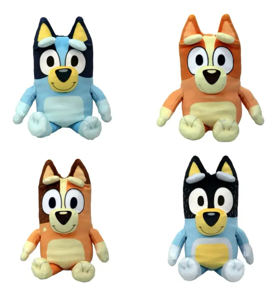 Familia Peluche Bluey Bingo Bandit Chilli 20cm Tapimovil