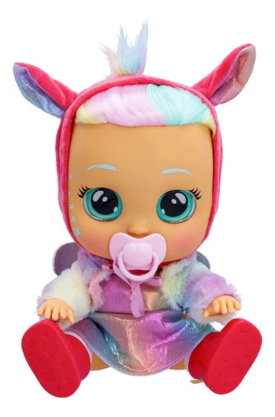 Cry Babies Daisy Dressy Muñeca Con Pelo Real Bebes Llorones