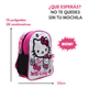 Mochila Escolar Hello Kitty Grafiti De Espalda 12' Wabro